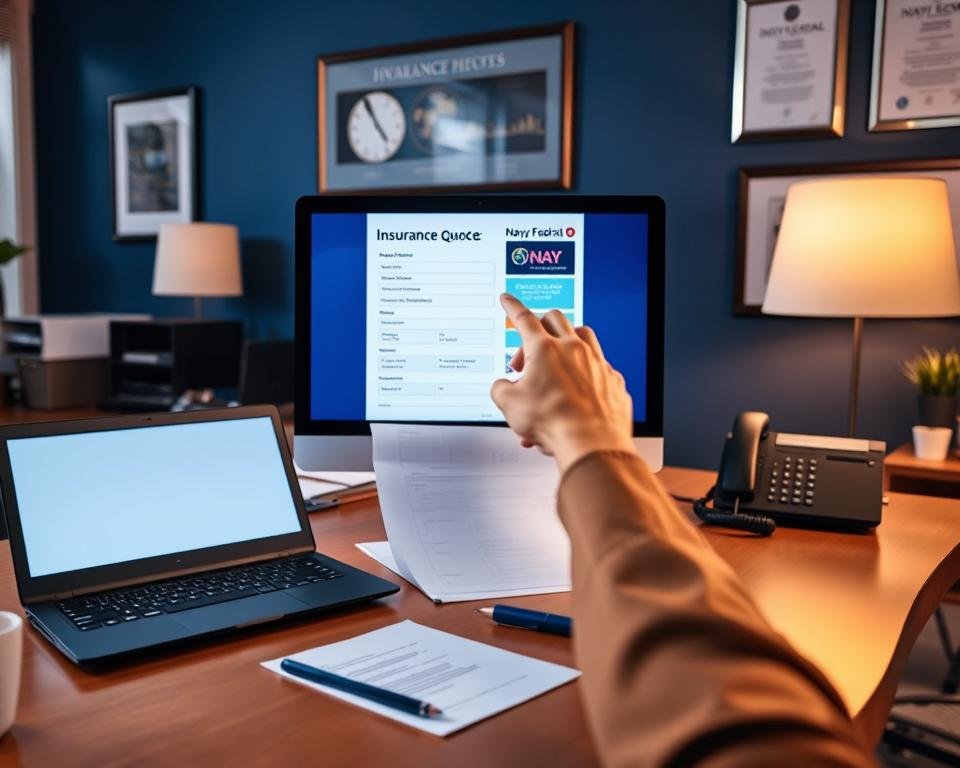 navy federal insurance quote process